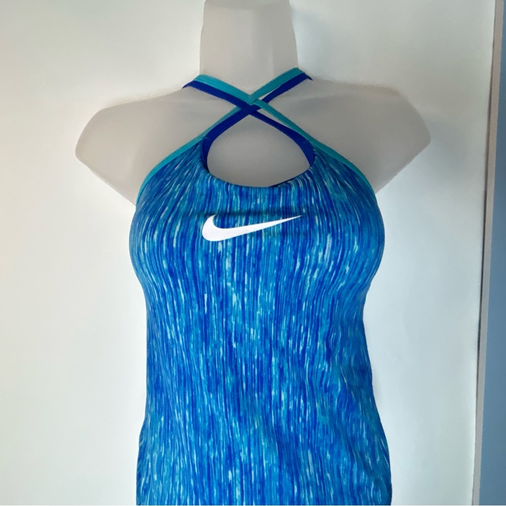 Nike Blue Water Tank Top‎ w/Swoosh Youth Size Medium 12